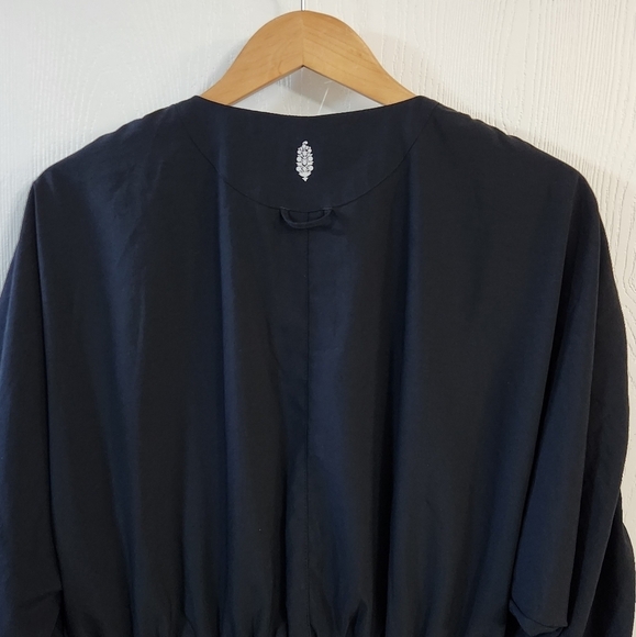 Free People Movement Rory Romper Black Tracksuit Shorts Long sleeves - Picture 11 of 11